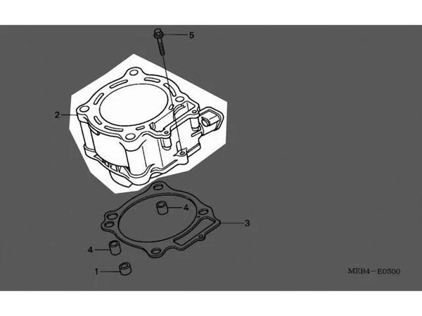 Honda 2002-2008 CR Cylinder 12100-MEN-671