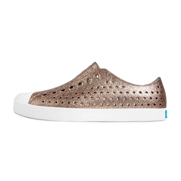 Native Shoes Women's Jefferson Bling - Metal Bling, Shell White - 9