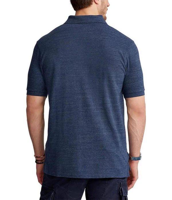 Polo Ralph Lauren Men's Big & Tall Mesh Polo Shirt - Classic Wine