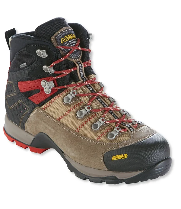 Asolo Men's Fugitive GTX Hiking Boots, Khaki/Black, 8.5