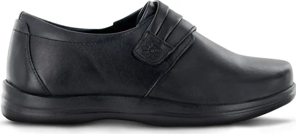 Women's Apex Linda Classic Monk Strap, Size: 5.5, Black