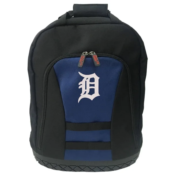 MLB Detroit Tigers Premium 18x22 Tool Backpack - Navy, Blue
