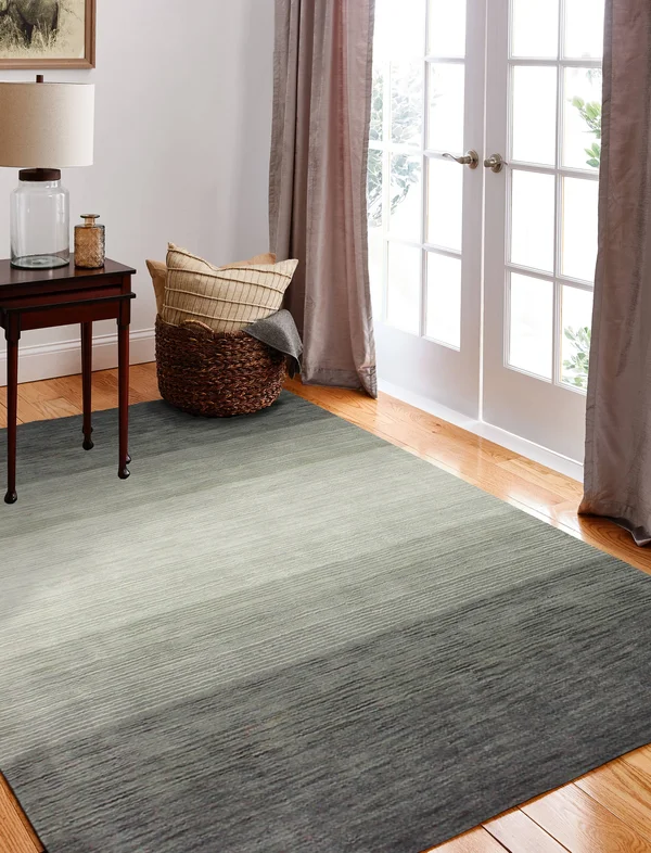 Bashian Contempo ALM41 Area Rug - 7&6x22 x 9&6x22 - Charcoal