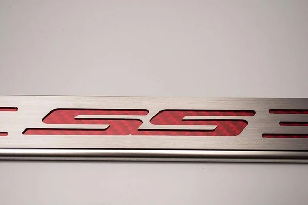 American Car Craft 102097-SYLW Rear Tag Frame SS Carbon Fiber Solid Yellow