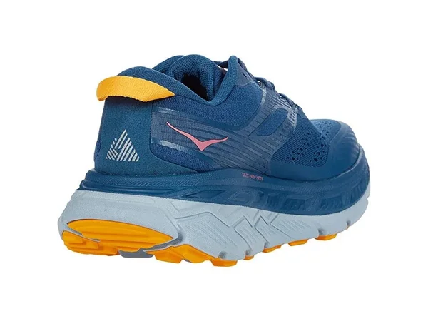 Hoka One One Women's Stinson ATR 6 Shoe - 5.5 - Moroccan Blue - Saffron