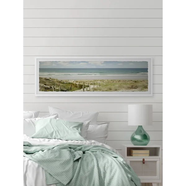 Marmont Hill A Distant View Framed Wall Art - Size: 15 inch x 45 inch