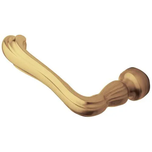 Baldwin 5101.LMR Single Left Hand Estate Lever Minus Rosettes Non-Lacquered Brass