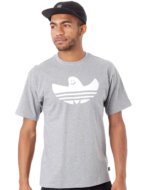 Adidas Core Heather-White Shmoo T-Shirt - Fall 2019 Collection