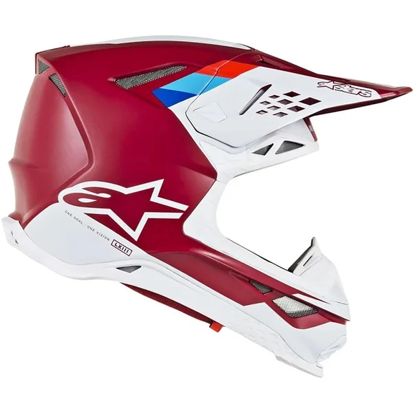 Alpinestars Supertech M8 Contact Helmet - Silver/Black - M