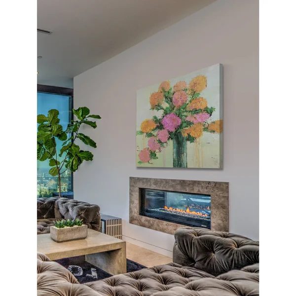 Flower Remedy I Painting Print on Wrapped Canvas, Size: 18 x 18