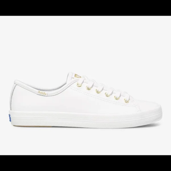 Keds Kickstart Women's Leather Sneakers - Size: 8, White
