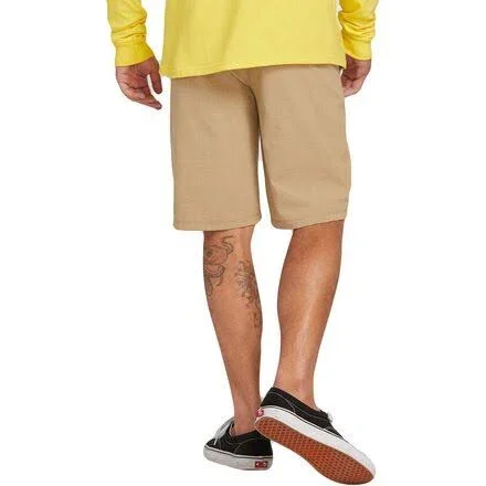 Volcom Frickin Surf N& Turf Static 2 Shorts Men's Hybrid - Dark Khaki, Size 33