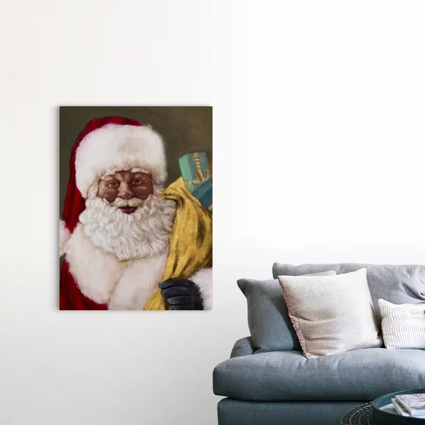 Saint Nick Arrives - Canvas Wall Art, 36x48, Great Big Canvas