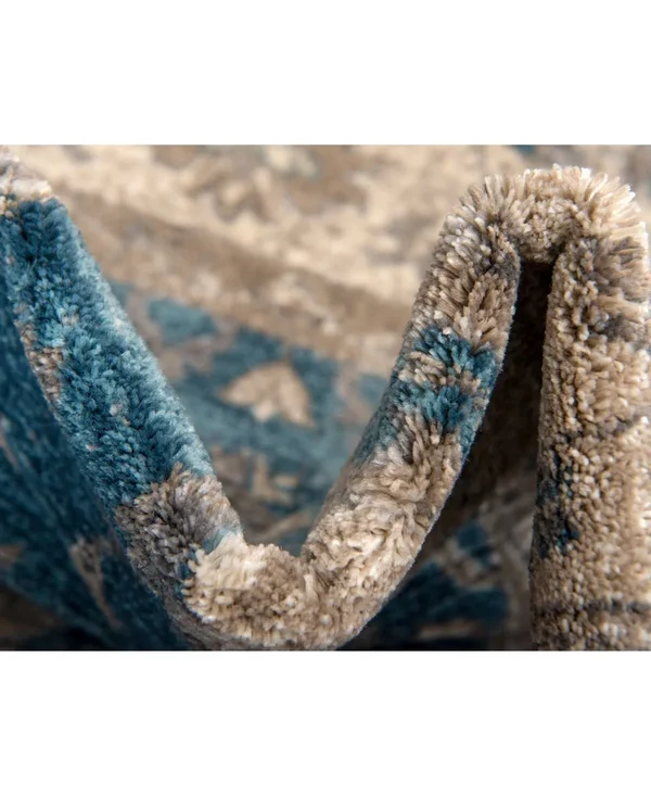 Unique Loom Itzling Salzburg Area Rug - 10& x 13& Light Blue