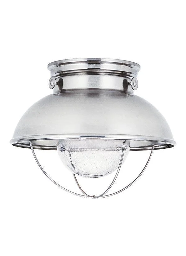 Sea Gull Lighting 886993S-44 Sebring LED Outdoor Ceiling Flush Mount - Weathered Copper