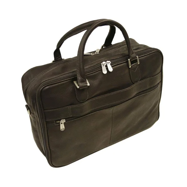 Piel Leather Checkpoint Friendly Brief Overnighter (saddle)