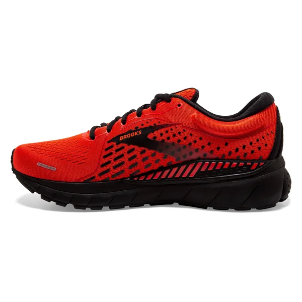 Brooks Men's Adrenaline GTS 21 Samba/Cherry/Black - 11.5, D