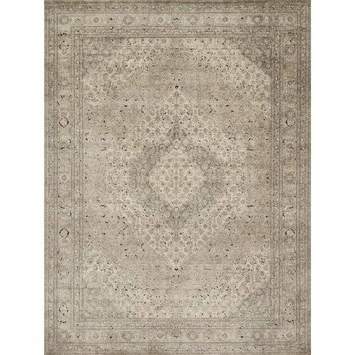 Bloomsbury Market Diez Power Loom Sand/Ivory Area Rug - Beige