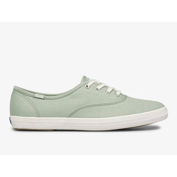 Keds Champion Feat. Organic Canvas Jade - Size 6.5W Women's Shoes