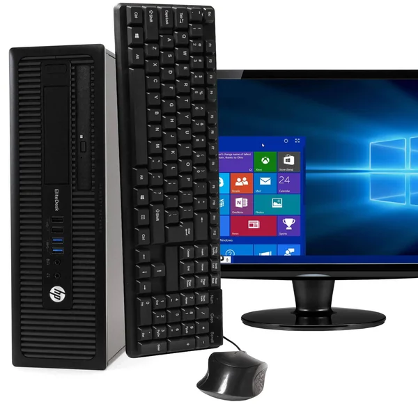 HP EliteDesk 800 G1 Desktop Computer PC, 3.20 GHz Intel i5 Quad Core Gen 4, 8GB DDR3 Ram, 250GB SATA Hard Drive, Windows 10 Prof
