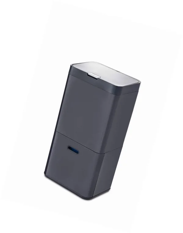 Joseph Joseph 30025 Intelligent Waste Totem Recycle Bin Separation Unit 15 Gallon, 58 LITER Graphite