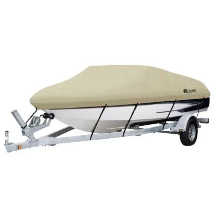 Classic Accessories 20-084-092401-00 Boat Cover, model B, Tan Waterproof