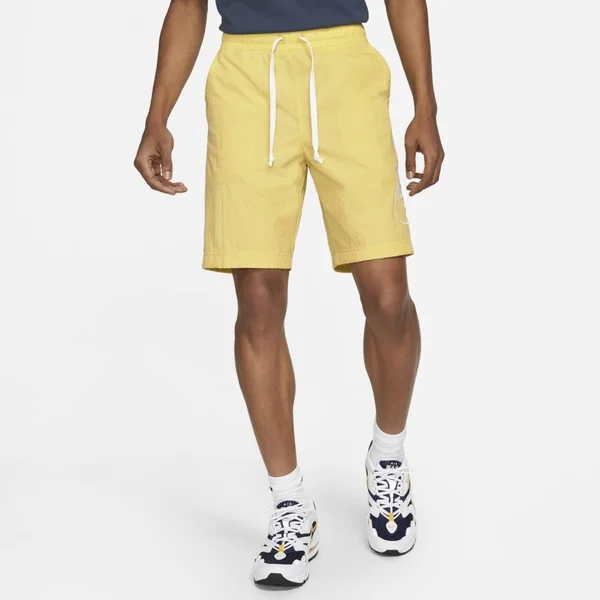 Nike Sportswear Alumni Men's Woven Flow Shorts in Yellow - Size: 3XL, DB3810-700