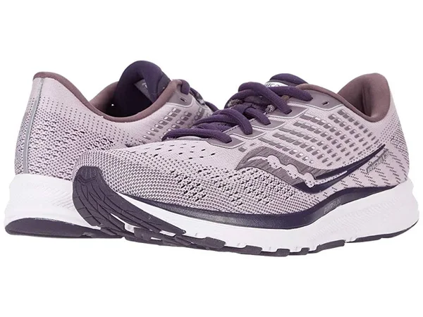 Saucony Women's Ride (Wide) 13 Blush-Dusk, 10
