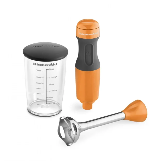KitchenAid KHB1231 2-Speed Hand Blender, Tangerine