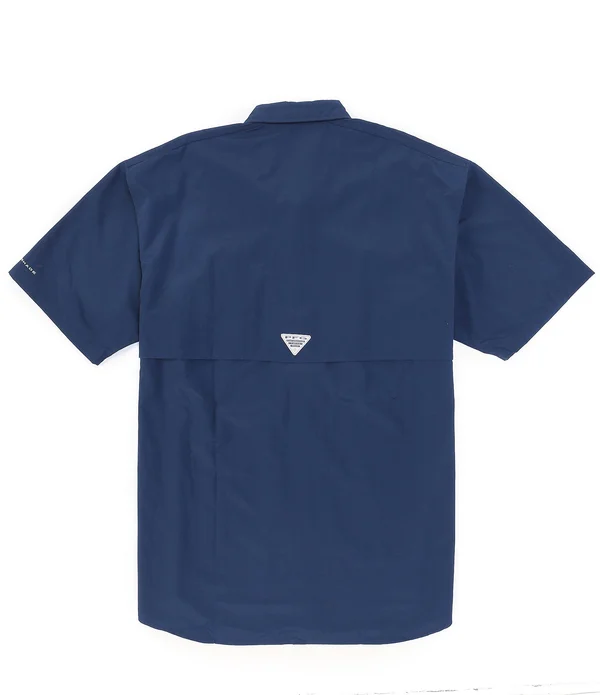 Columbia Men's PFG Bahama II Short Sleeve Shirt, White, LT