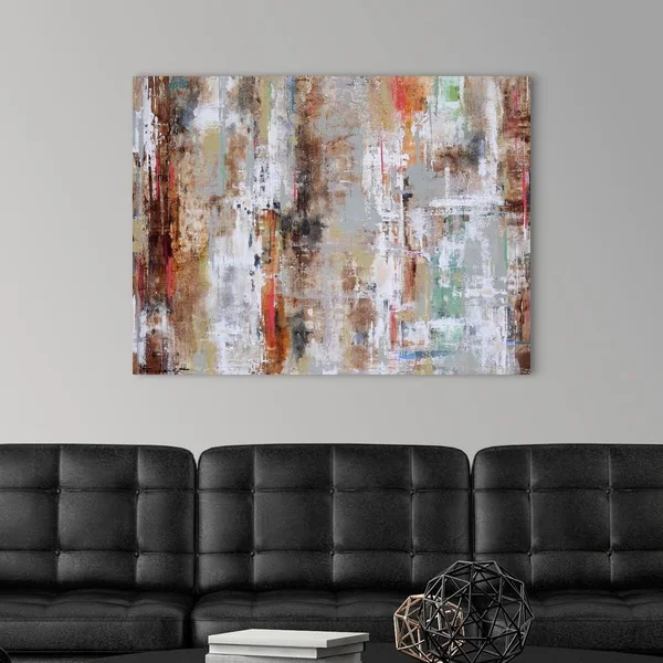 Wood Reflection - Large Solid-Faced Canvas Wall Art Print, Great Big Canvas