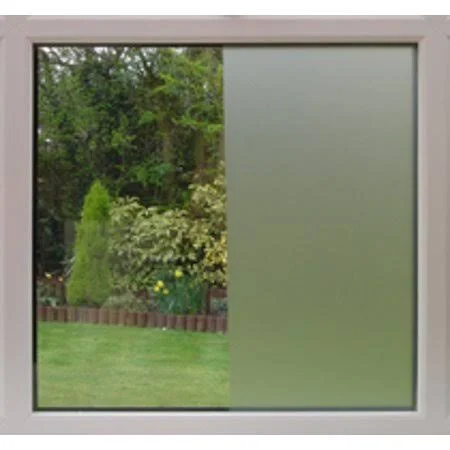 White Frosted Window Film - Size 60x22x 25&