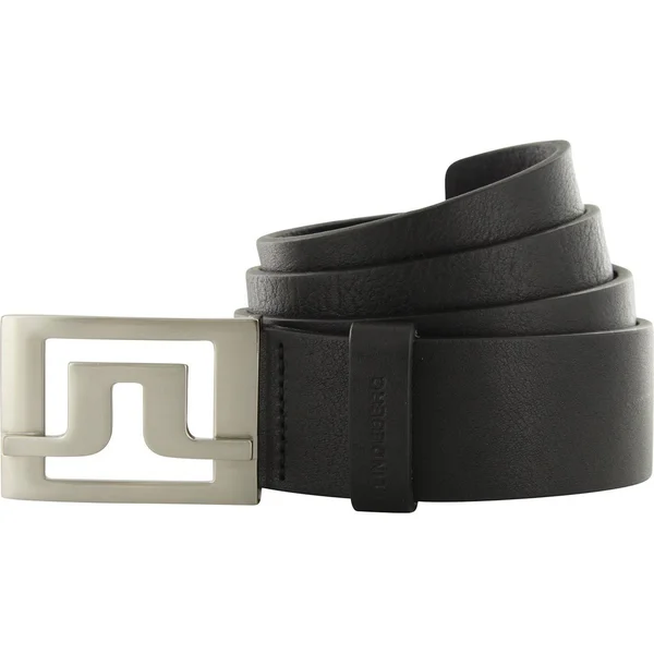 J.Lindeberg Slater 40 Pro Leather Stuf Golf Belt 2018 - Black