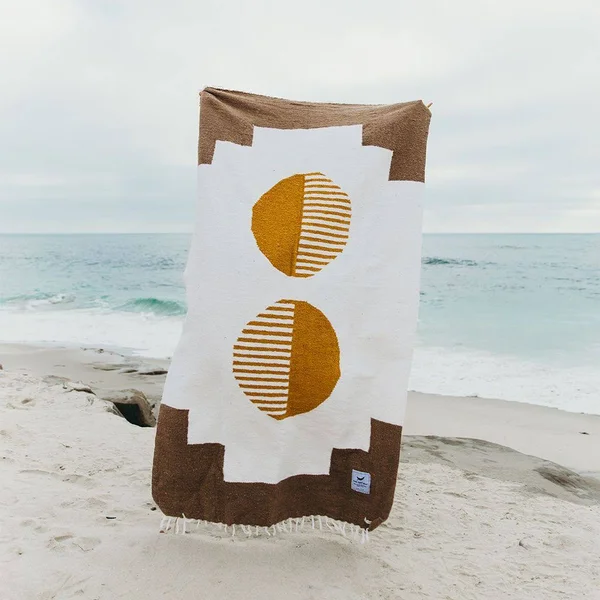 Trek Light Gear Horizon Blanket. Yoga - Camping, Van Life, Home & Picnic. Trek Light. Tan/White