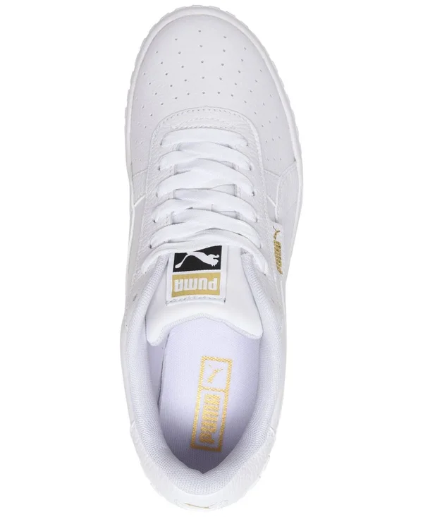Puma Cali Wedge Women's Sneakers, White/Black, 5.5
