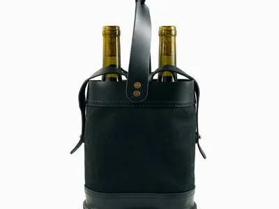 Rustico Napa Double Wine Tote (field Tan + Saddle)
