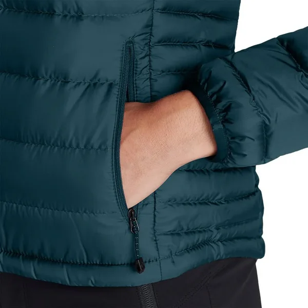 Eddie Bauer Women's Downlight Down Hooded Jacket - Gray - Xs