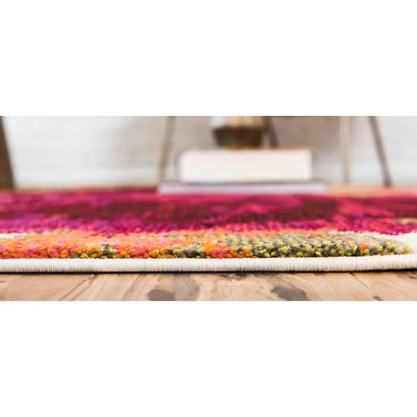 Unique Loom Estrella Apollo Multi 10& 6 x 16& 5 Area Rug