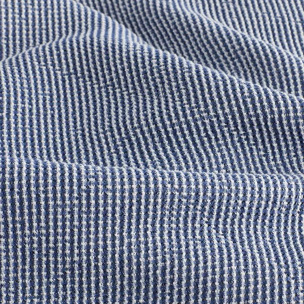 The Company Store Ellington Navy Cotton King Woven Blanket - Blue