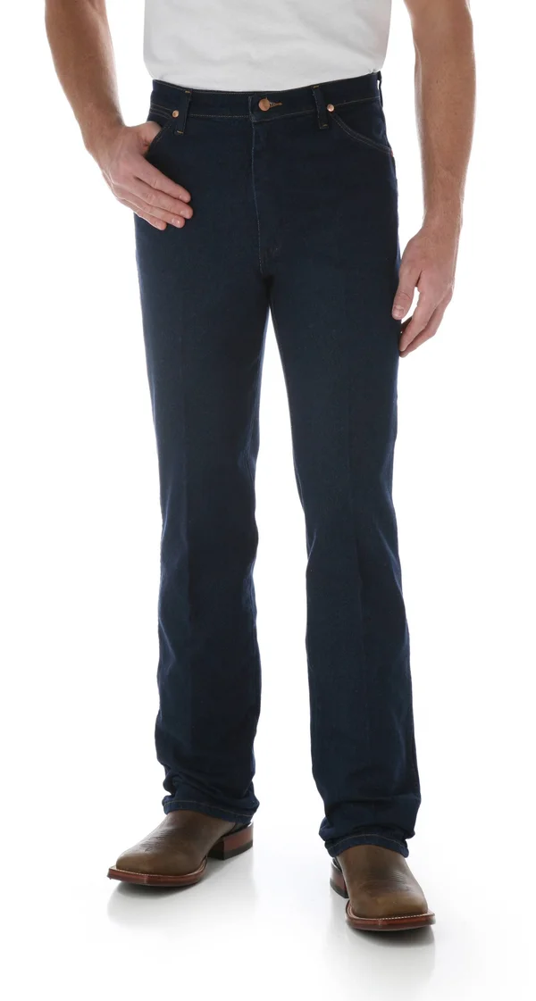 Wrangler Men's Cowboy Cut Regular Fit Stretch Jeans - Navy