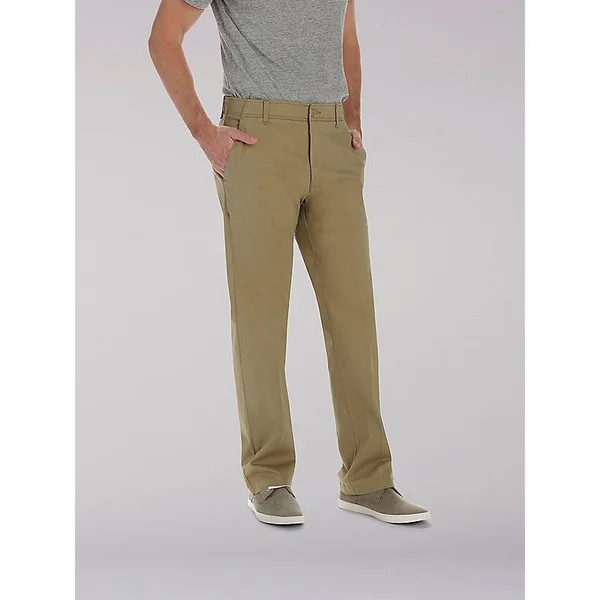 Big & Tall Lee Performance Series Extreme Comfort Khaki Straight-Fit Pants - Original Khaki - 50x29