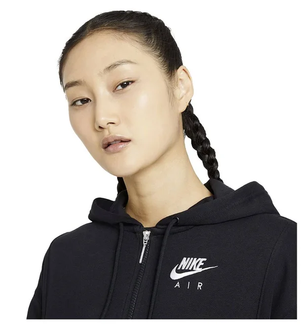 Nike Air Women's Full-Zip Top - Size 14, Black/White