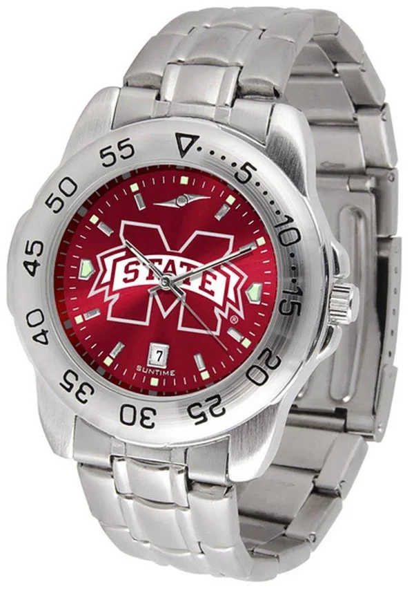 Mississippi State Bulldogs Sport Steel AnoChrome Men's Watch