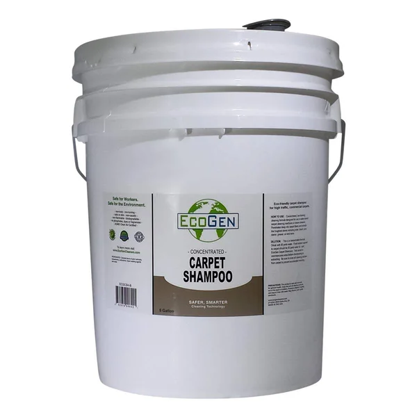 Ecogen ECOCSH-B Professional Strength Carpet Shampoo, Concentrated, 5 Gallon BUC