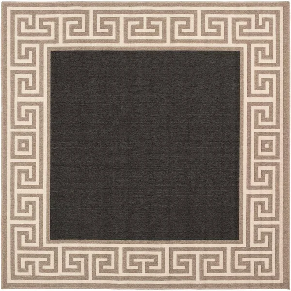 Art of Knot Bishorn Area Rug, Size: 8&9& Square, Blue