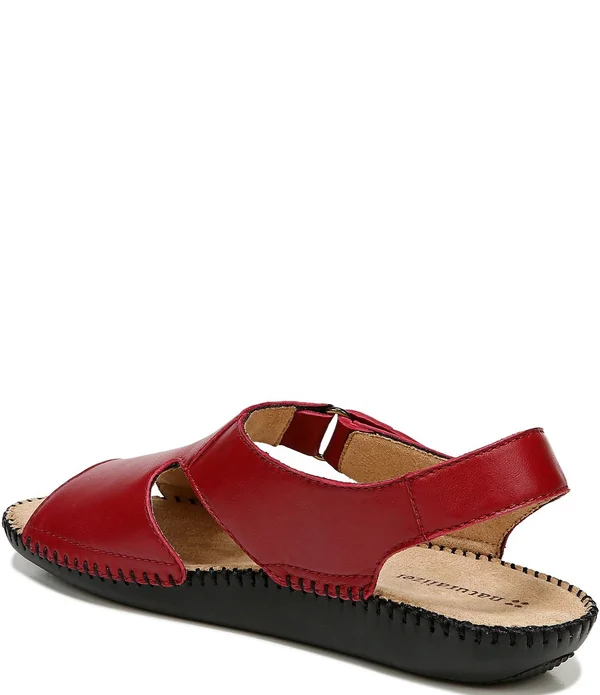 Naturalizer Scout Slingback Sandals - White Leather