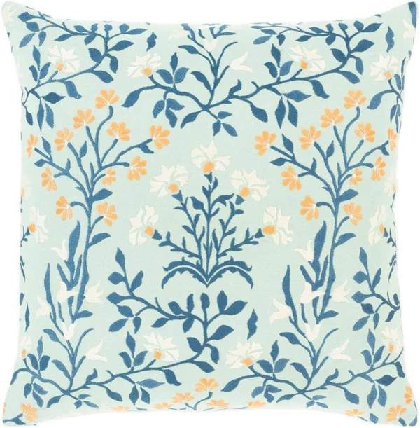 Surya Shelter Dark Blue Down Pillow - 18x18