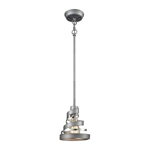 Elk Lighting Zabrina 1 Light Pendant in Oil Rubbed Bronze