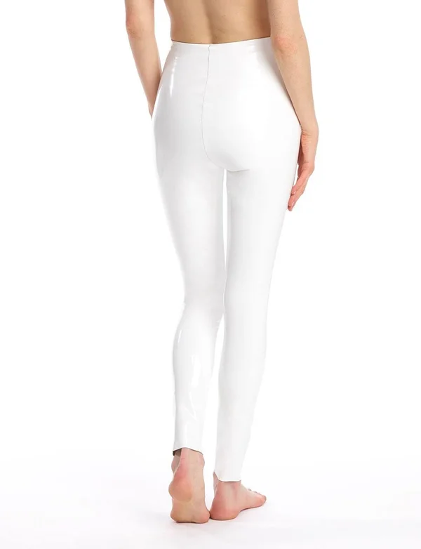 Commando Women's Faux Patent Leather Leggings - Cinnamon, Large