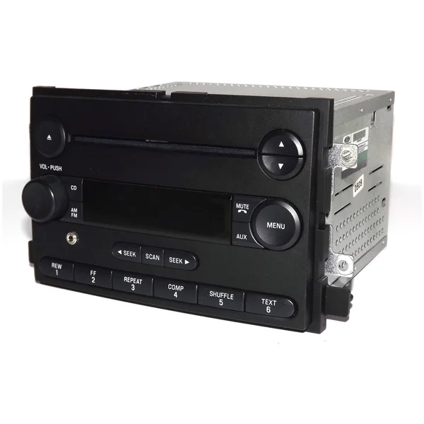 Ford F-150 Pickup 2005-06 Radio Am FM CD Player W AUX Input - PN 5l3t-18c869-ad - Refurbished, Black